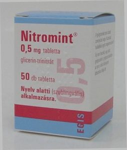 Nitromint tbl. (nitroglicerin)